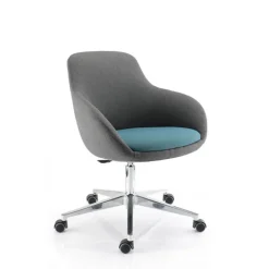 Eneka 02 Fauteuil relax réglable et pivotant avec roulettes made in France