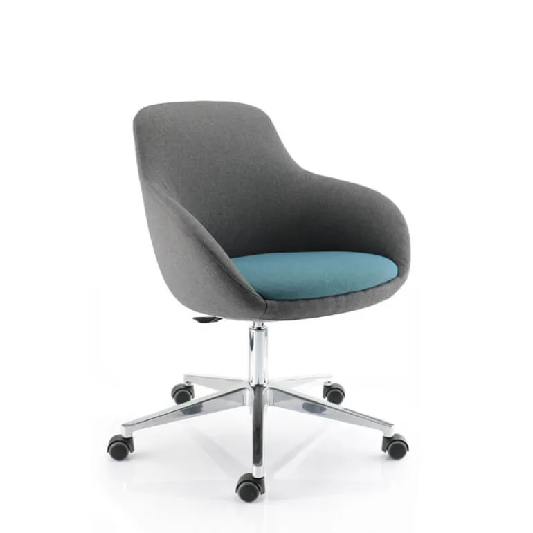 Eneka 02 Fauteuil relax réglable et pivotant avec roulettes made in France