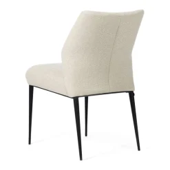Enora Chaise Mobitec® moderne en tissu et pieds en métal