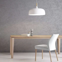 Enora Mobitec® Chaise cocooning en tissu et pieds en bois