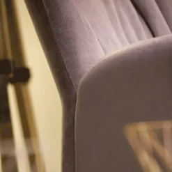 Enora Mobitec® Fauteuil cocooning pivotant en tissu et métal