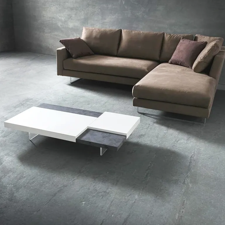 Erica Table basse bicolore moderne