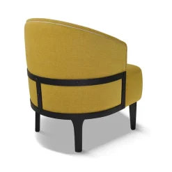 Factory Fauteuil vintage en tissu fabriqué en France