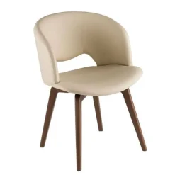 Fashion Fauteuil moderne en synthétique et bois