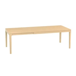 Fiera Table à manger extensible rectangulaire en bois