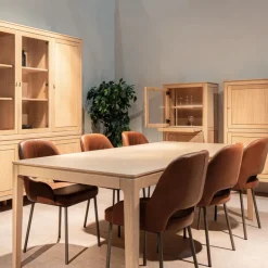 Fiera Table à manger rectangulaire en bois