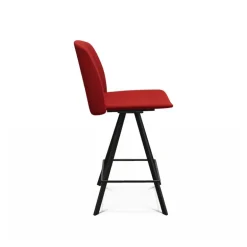 Figaro Tabouret snack pivotant en tissu de fabrication belge