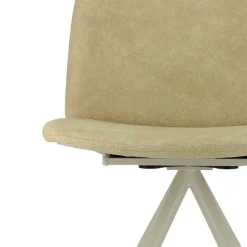 Fiona 2 Chaise moderne en tissu et pieds métal