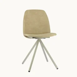 Fiona 2 Chaise moderne en tissu et pieds métal