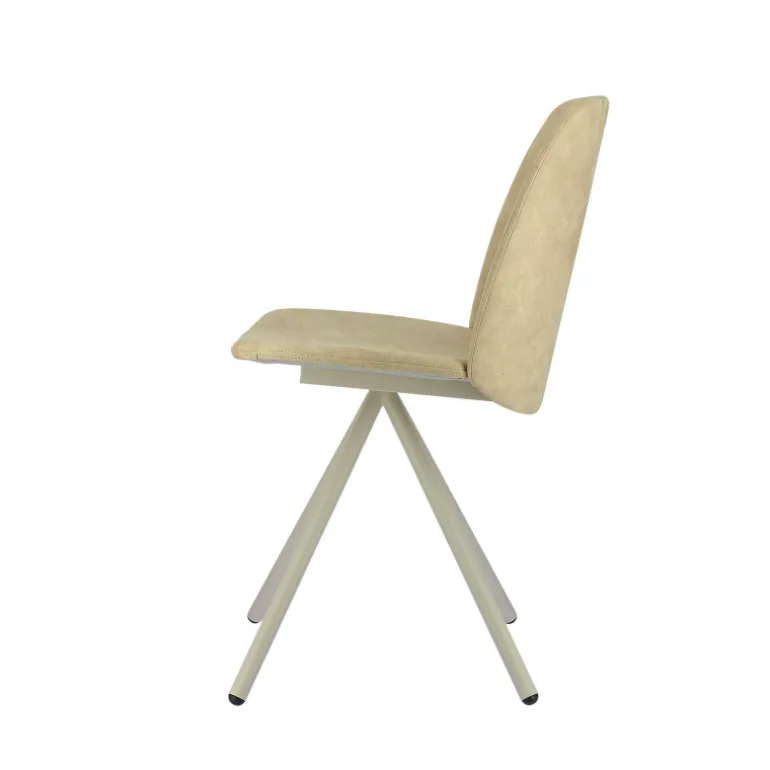 Fiona 2 Chaise moderne en tissu et pieds métal