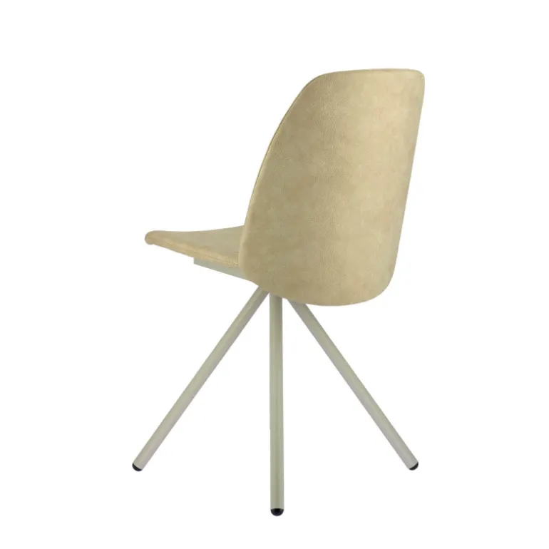 Fiona 2 Chaise moderne en tissu et pieds métal