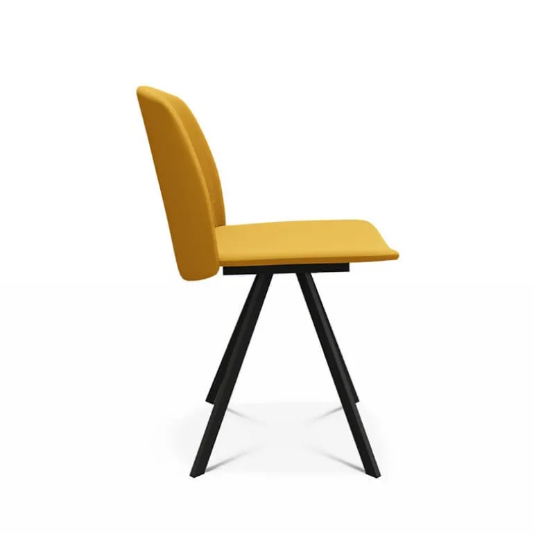 Fiona Chaise moderne en simili de fabrication belge