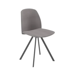 Fiona Chaise moderne en tissu de fabrication belge