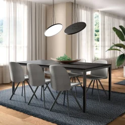 Fiona Chaise moderne en tissu de fabrication belge