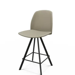 Fiona Tabouret snack moderne en tissu fabriqué en Belgique
