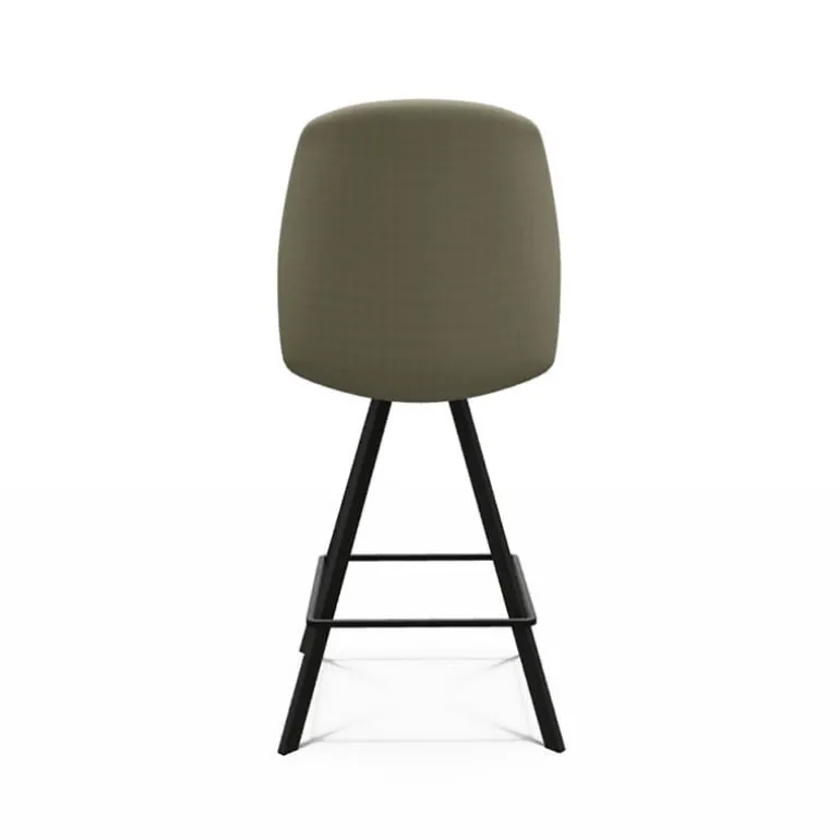 Fiona Tabouret snack moderne en tissu fabriqué en Belgique