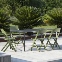 Flap Chaise de jardin pliante italienne en polypropylène