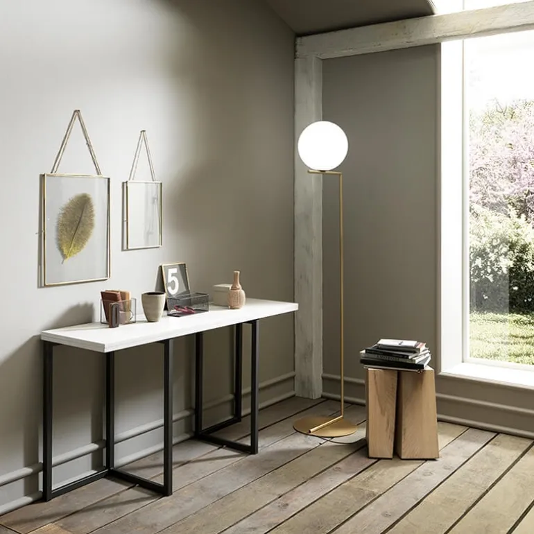 Flap Table console extensible en mélaminé