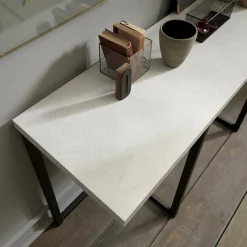 Flap Table console extensible en mélaminé