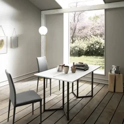 Flap Table console extensible en mélaminé