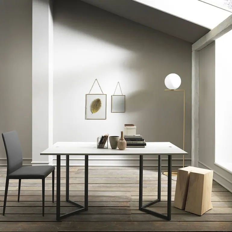 Flap Table console extensible en mélaminé