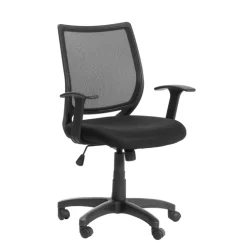 Flex 2Chaise de bureau réglable en tissu avec accoudoirs et roulettes