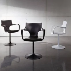 Flûte Sovet® Chaise design pivotante avec accoudoirs