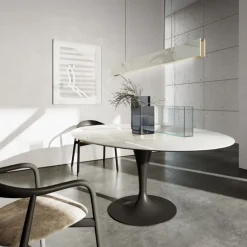 Flûte Sovet® Table ovale design en céramique