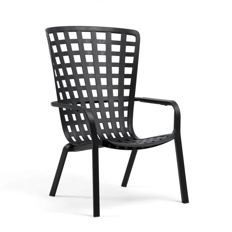 Folio Fauteuil de jardin réglable et empilable en polypropylène design