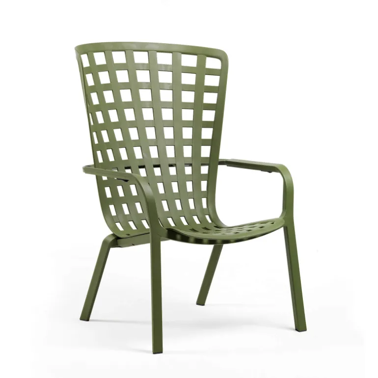 Folio Fauteuil de jardin réglable et empilable en polypropylène design