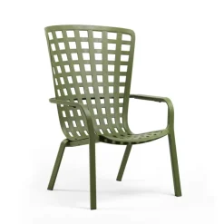 Folio Fauteuil design italien réglable et empilable en polypropylène