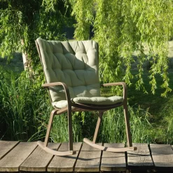 Folio Rocking chair design extérieur réglable en polypropylène