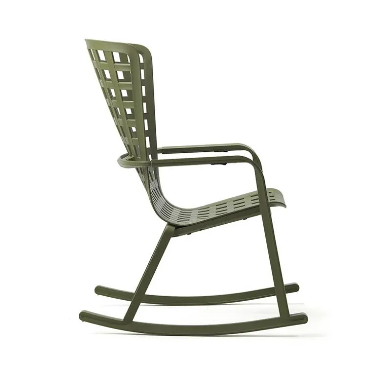 Folio Rocking chair design extérieur réglable en polypropylène