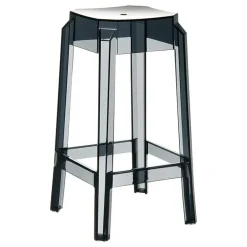 Fox Tabouret snack moderne en plexi hauteur 65 cm
