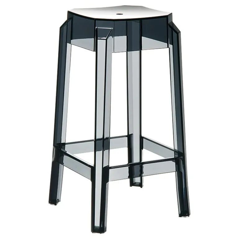 Fox Tabouret snack moderne en plexi hauteur 65 cm