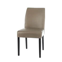 Fritz Chaise contemporaine rembourrée avec pieds en bois