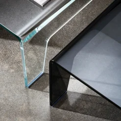 Frog Sovet® Table basse design carrée en verre