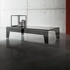 Frog Sovet® Table basse design rectangulaire en verre