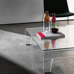 Frog Sovet® Table basse design rectangulaire en verre