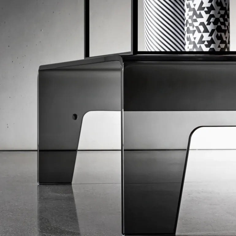 Frog Sovet® Table basse design rectangulaire en verre