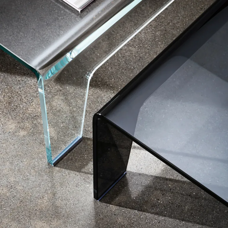 Frog Sovet® Table basse design rectangulaire en verre