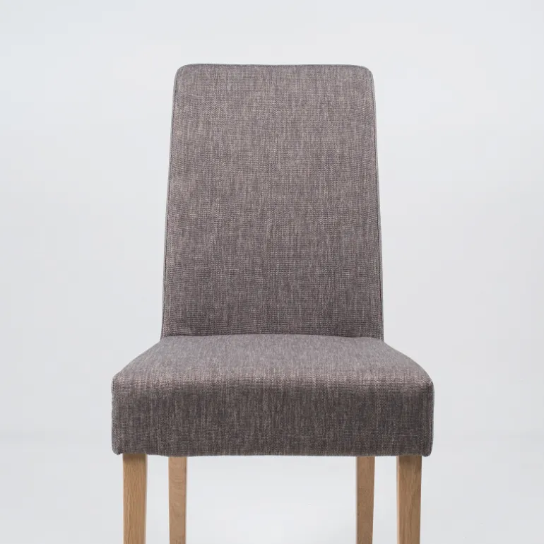 Gaby Mobitec® Chaise de salle à manger en tissu et bois massif