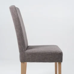 Gaby Mobitec® Chaise de salle à manger en tissu et bois massif