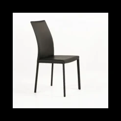 Giada Chaise de salle à manger en croûte de cuir