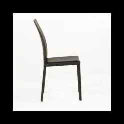 Giada Chaise de salle à manger en croûte de cuir