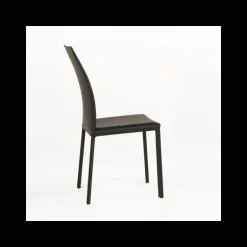 Giada Chaise de salle à manger en croûte de cuir