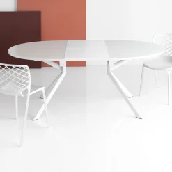 Giove Connubia® Table ovale extensible en verre