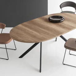 Giove Connubia® Table ovale extensible en mélaminé