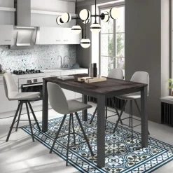 Girona Tabouret snack pivotant moderne en simili