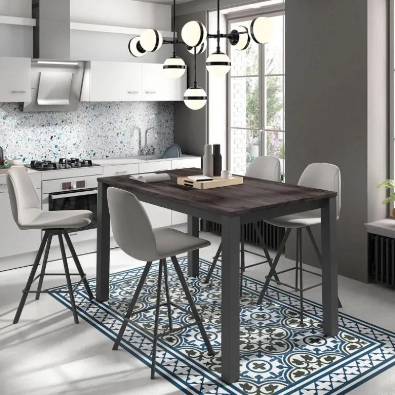 Girona Tabouret snack pivotant moderne en simili